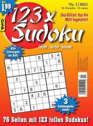 123 x Sudoku - Nr.1 2021