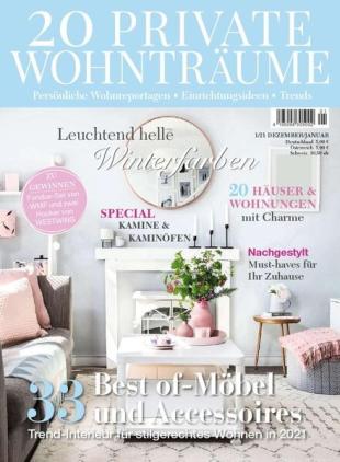 20 Private Wohntraume - Dezember 2020 - Januar 2021