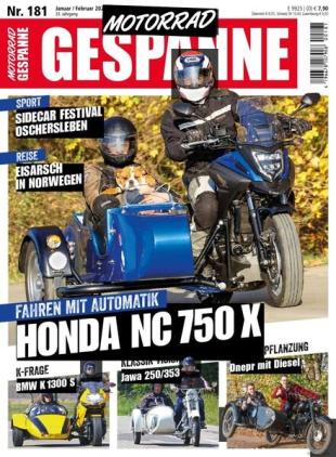 Motorrad Gespanne - Januar 2021