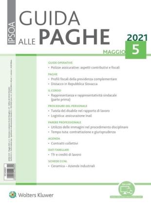 Guida alle paghe - Maggio 2021