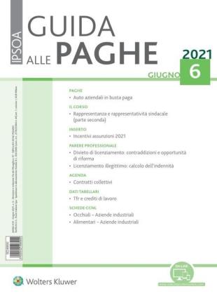 Guida alle paghe - Giugno 2021