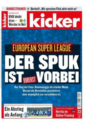 Kicker - 22 April 2021