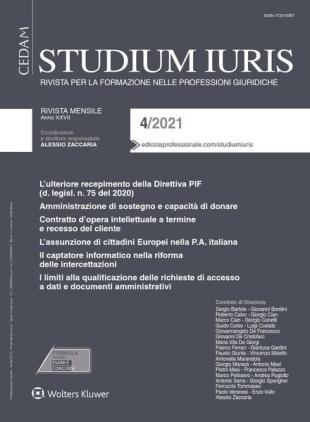 Studium Iuris - Aprile 2021