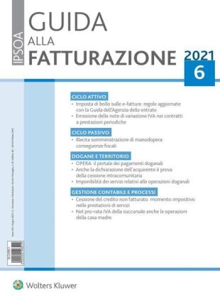 Guida alla Fatturazione - Giugno 2021