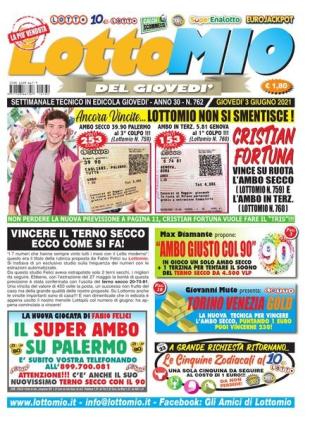 Lottomio del Giovedi - 3 Giugno 2021