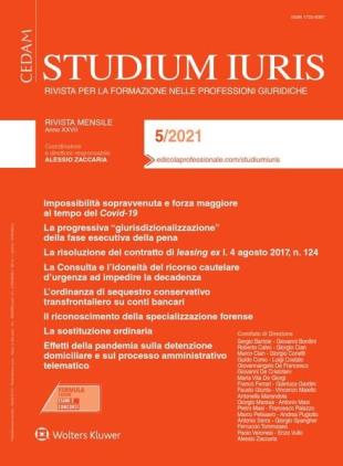 Studium Iuris - Maggio 2021