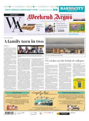 Weekend Argus Saturday - April 2021