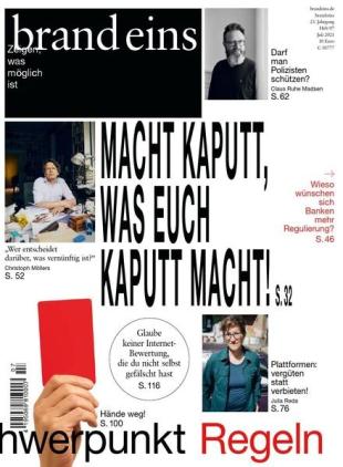brand eins - Juli 2021