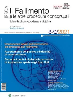 Il Fallimento - Agosto-Settembre 2021