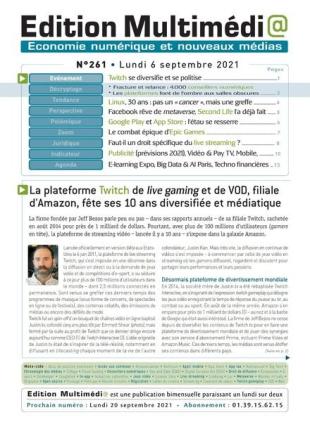 edition Multimedia - 6 Septembre 2021