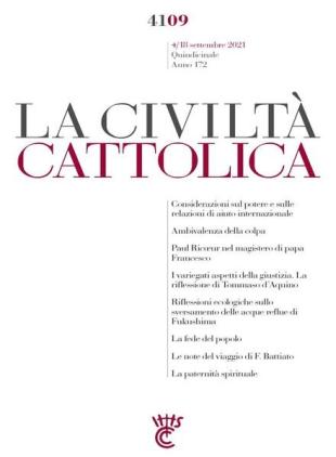 La Civilta Cattolica - 4 Settembre 2021