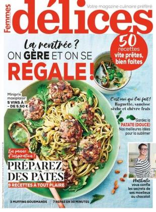 Delices de Femmes d'Aujourd'hui - Septembre 2021
