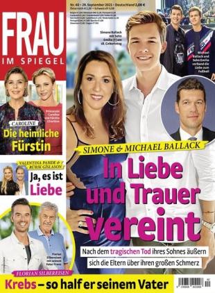 Frau im Spiegel - 29. September 2021