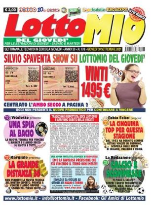 Lottomio del Giovedi - 30 Settembre 2021