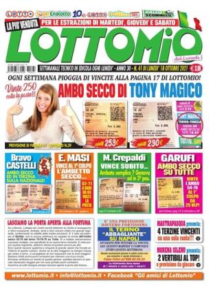 Lottomio del Lunedi - 18 Ottobre 2021