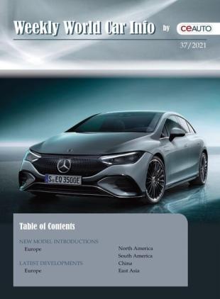 Weekly World Car Info - 11 September 2021