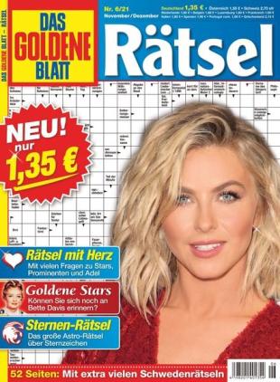 Das Goldene Blatt-Ratsel - Oktober 2021