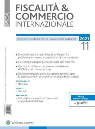 Fiscalita & Commercio Internazionale - Novembre 2021