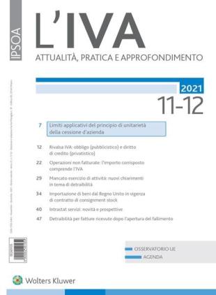 L'IVA - Novembre-Dicembre 2021