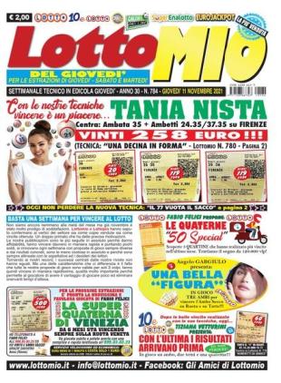 Lottomio del Giovedi - 11 Novembre 2021
