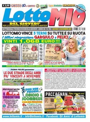 Lottomio del Giovedi - 4 Novembre 2021