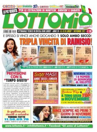 Lottomio del Lunedi - 1 Novembre 2021