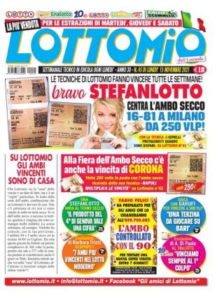 Lottomio del Lunedi - 15 Novembre 2021