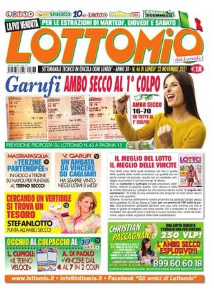 Lottomio del Lunedi - 22 Novembre 2021