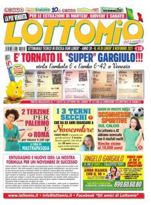 Lottomio del Lunedi - 8 Novembre 2021