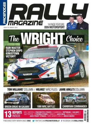 Pacenotes Rally Magazine - Issue 175 - March 2019