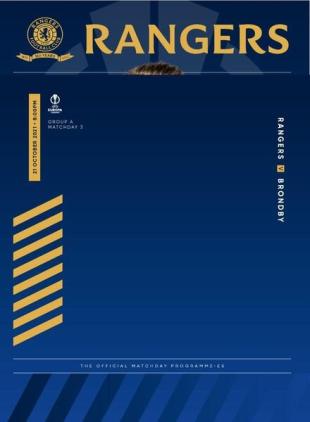 Rangers Football Club Matchday Programme - 21 October 2021