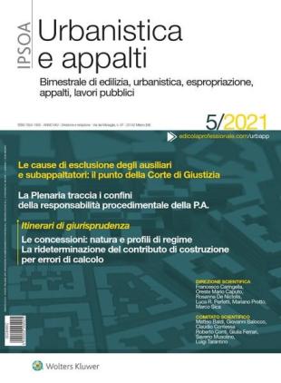 Urbanistica e appalti - N5 2021