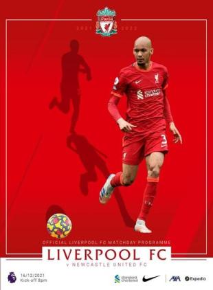Liverpool FC Programmes - vs Newcastle United - 16 December 2021