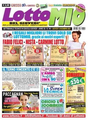 Lottomio del Giovedi - 1 Dicembre 2021