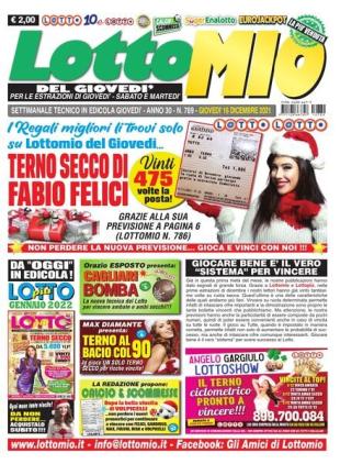 Lottomio del Giovedi - 16 Dicembre 2021