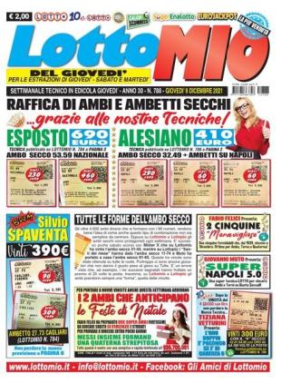 Lottomio del Giovedi - 9 Dicembre 2021