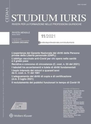 Studium Iuris - Novembre 2021