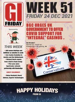 The Gambling Insider Friday - 24 December 2021