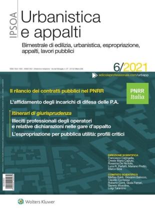 Urbanistica e appalti - Dicembre 2021