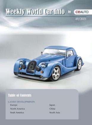 Weekly World Car Info - December 2021