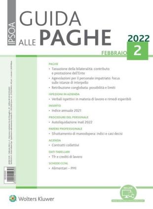 Guida alle paghe - Febbraio 2022