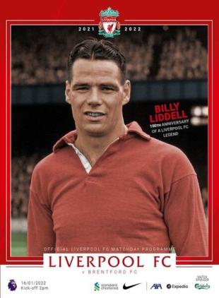 Liverpool FC Programmes - vs Brentford - 16 January 2022
