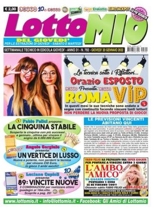 Lottomio del Giovedi - 20 Gennaio 2022