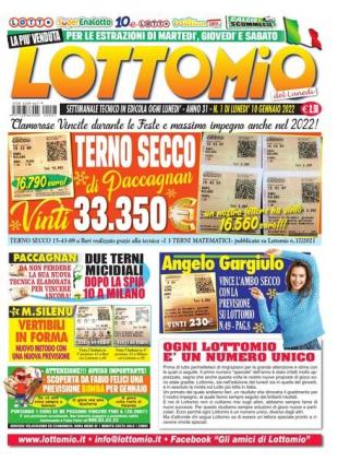 Lottomio del Lunedi - 10 Gennaio 2022