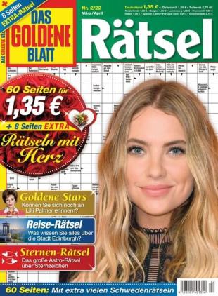 Das Goldene Blatt-Ratsel - Februar 2022