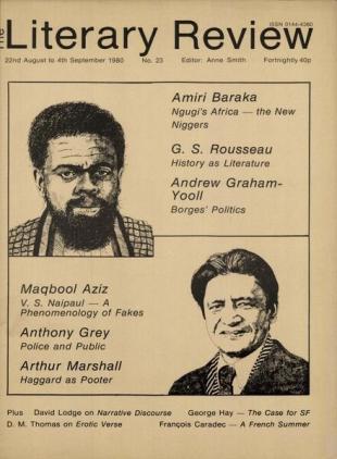 Literary Review - 22 August 1980