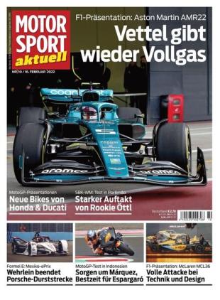 MOTORSPORT aktuell - 16 Februar 2022