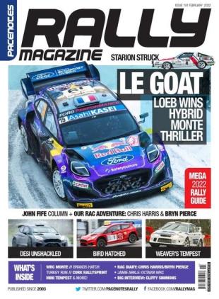 Pacenotes Rally Magazine - Issue 191 - February 2022