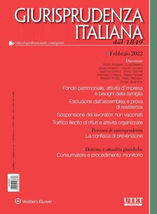 Giurisprudenza Italiana - Febbraio 2022