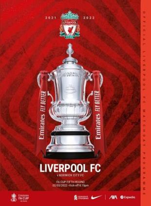 Liverpool FC Programmes - vs Norwich City FAC - 2 March 2022
